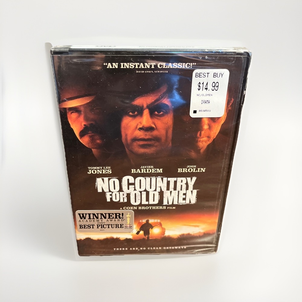 No Country For Old Men, Academy Award Best Picture, 2008, BRAND‎ NEW SEALED DVD